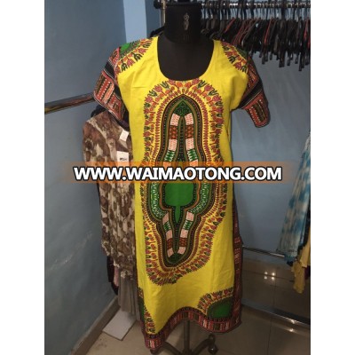 2016 New Fashion Diamonds African Print Dashiki Clothing Loose Dashiki Dress For Women Free Shipping