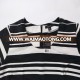 Stock apparel black white Stripe knit dress girls lady dress